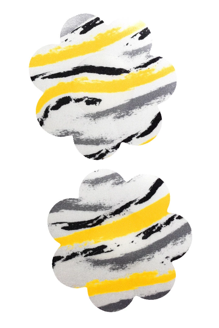 GE Apparel Yellow Splash Petal Pasties 1 GE Apparel Yellow Splash Petal Pasties