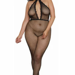 Dreamgirl Lingerie Lovely Lace Fishnet Body Stocking
