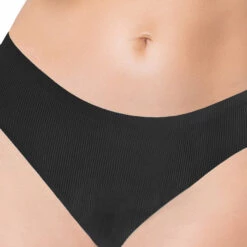 Seven Til Midnight Black Shadow Stripe Thong Panty 7 Seven Til Midnight Black Shadow Stripe Thong Panty