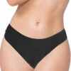 Seven Til Midnight Black Shadow Stripe Thong Panty