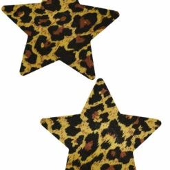 GE Apparel Leopard Print Star Pasties