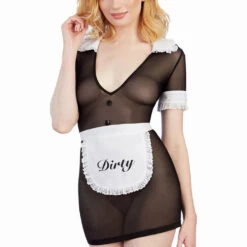 Dreamgirl Lingerie Maid Me Dirty Sexy Maid Costume