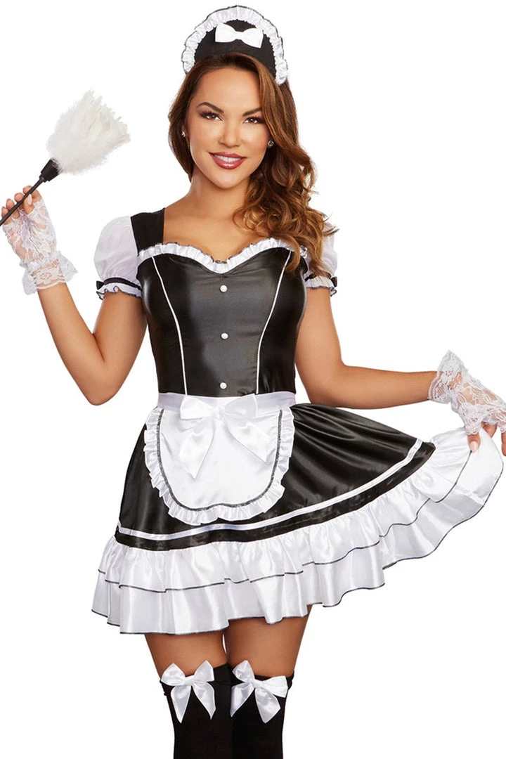 Dreamgirl Cleaning Cutie Maid Costume 1 Dreamgirl Cleaning Cutie Maid Costume
