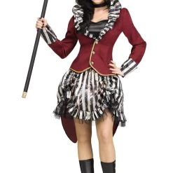 Fun World Sexy Halloween Costumes Haunted Ringmaster Costume