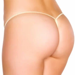 Roma Costume Nude 'Y' Back Micro Thong Bikini Bottom Panties