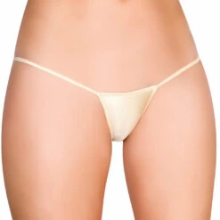 Roma Costume Nude 'Y' Back Micro Thong Bikini Bottom Panties