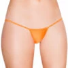 Roma Costume Panties Orange 'Y' Back Micro Thong Bikini Bottom