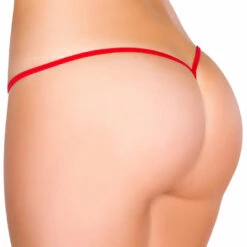 Roma Costume Red 'Y' Back Micro Thong Bikini Bottom Panties