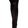 Kixies Hosiery Opaque Black Luxury Stockings