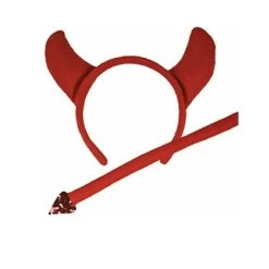 Rubie's DIY Costumes Devil Horns And Tail Devil Kit