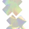 GE Apparel Holographic Double X Pasties
