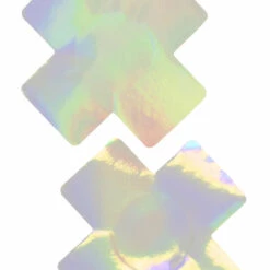 GE Apparel Holographic Double X Pasties