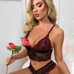 3WISHES Sexy Swirl Lace Bralette Set Bra Sets 19 3WISHES Sexy Swirl Lace Bralette Set Bra Sets