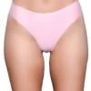 Be Wicked Panties Pink Microfiber Thong Panty
