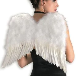 Rubie's Deluxe White Faux Feather Angel Wings DIY Costumes