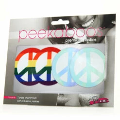XGEN Pride Peace Sign Pasties Lingerie