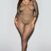 Dreamgirl Plus Size Lingerie Plus Size Fishnet Bodystocking