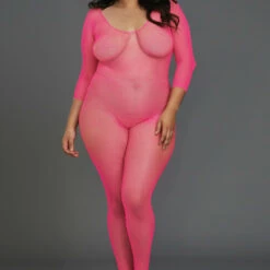 Dreamgirl Plus Size Lingerie Plus Size Fishnet Bodystocking