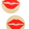 GE Apparel Red Lips Dot Nipple Pasties
