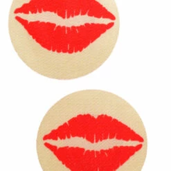 GE Apparel Red Lips Dot Nipple Pasties