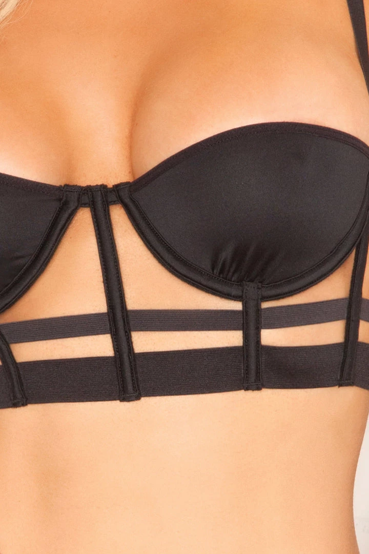 René Rofé Cage Bra And G String Set Lingerie 3 René Rofé Cage Bra And G String Set Lingerie