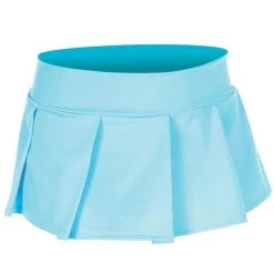 Music Legs Turquoise Pleated Skirt