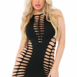 René Rofé Lingerie Love Or Lust Black Seamless Dress