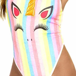 Mapalé Magical Unicorn Rainbow Bodysuit Lingerie
