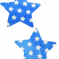 GE Apparel Blue And White Star Pasties