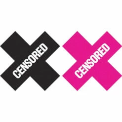 XGEN Censored - Black-Pink Nipple Pasties