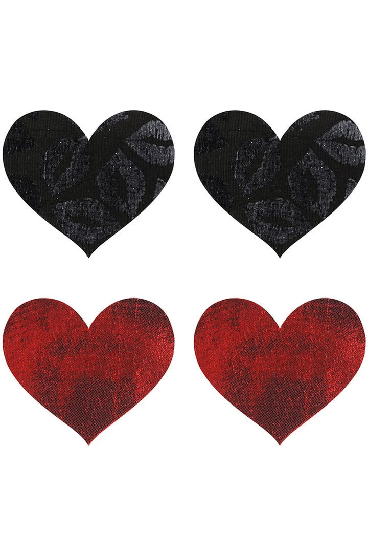 XGEN Lingerie Stolen Kisses Hearts Nipple Pasties 2 XGEN Lingerie Stolen Kisses Hearts Nipple Pasties
