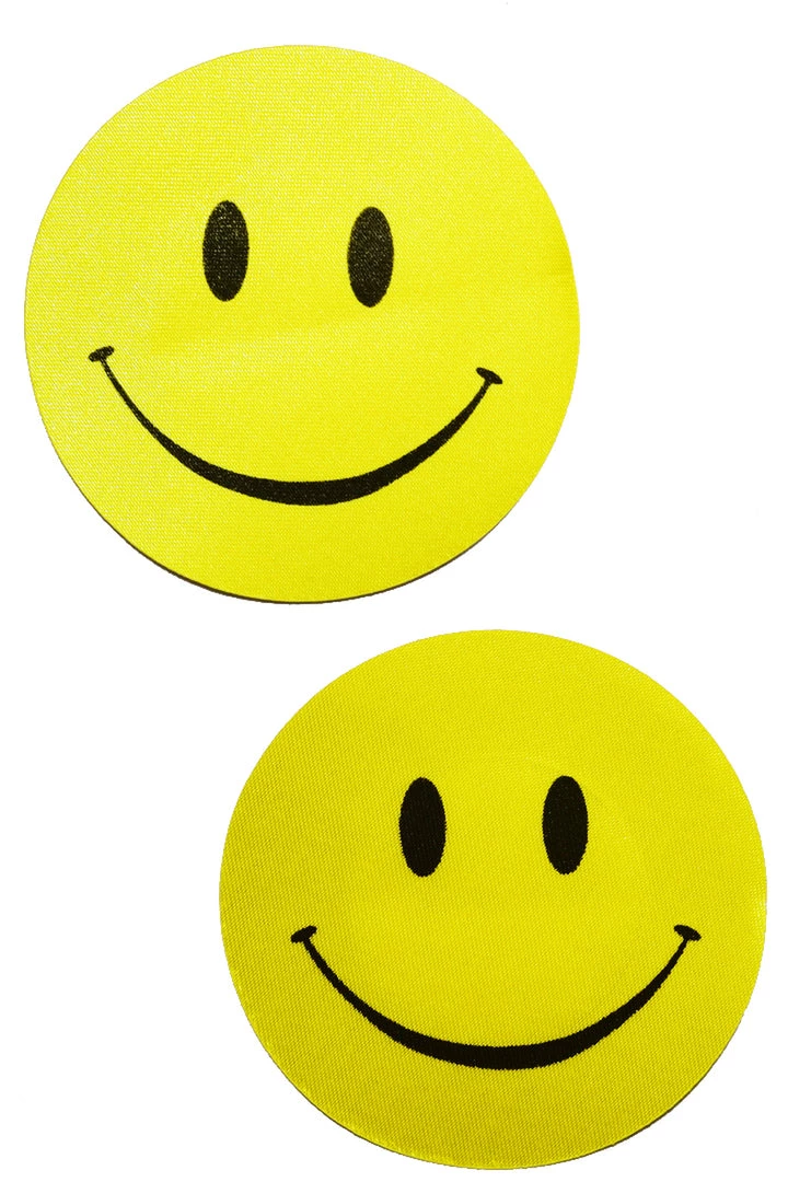 GE Apparel Yellow Happy Face Pasties 1 GE Apparel Yellow Happy Face Pasties