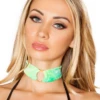 Roma Tie Dye Velvet O-Ring Choker
