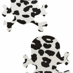 GE Apparel Cow Print Skull Nipple Pasties