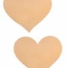 GE Apparel Beige Heart Nipple Pasties