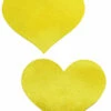 GE Apparel Yellow Mini Heart Nipple Pasties