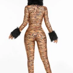 3WISHES Metallic Hooded Tiger Costume
