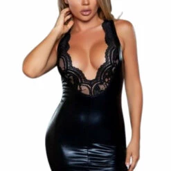 Be Wicked Lingerie Black Lassy Dress