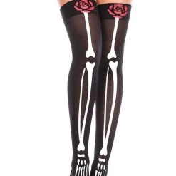 Music Legs Skeleton Legs Thigh High Stockings Hosiery