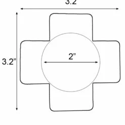 GE Apparel Blue Double X Pasties
