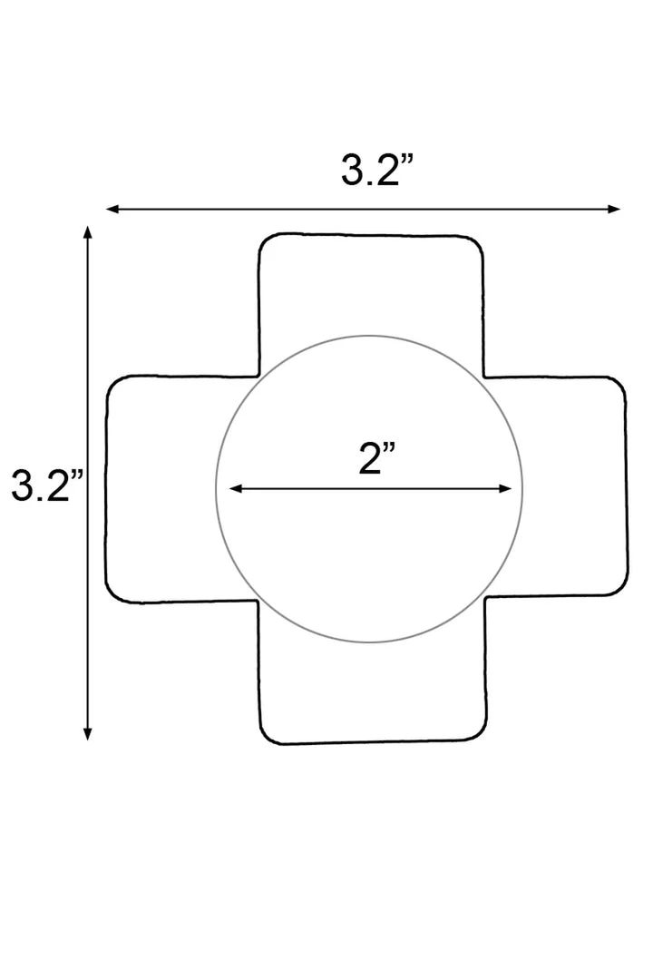 GE Apparel Pink Double X Pasties 2 GE Apparel Pink Double X Pasties