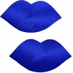 GE Apparel Blue Lips Nipple Pasties