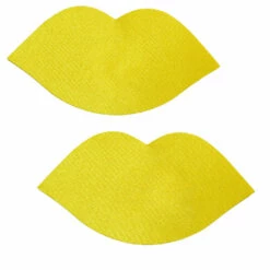 GE Apparel Yellow Lips Nipple Pasties