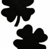 GE Apparel Black Mini Shamrock Nipple Pasties