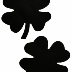 GE Apparel Black Mini Shamrock Nipple Pasties