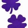 GE Apparel Purple Mini Shamrock Nipple Pasties