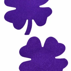 GE Apparel Purple Mini Shamrock Nipple Pasties