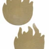 GE Apparel Beige Flame Nipple Pasties