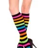 Music Legs Rainbow Knee High Sock Stockings Hosiery