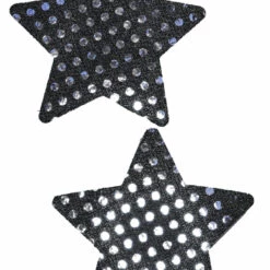 GE Apparel Black Star Sequin Pasties